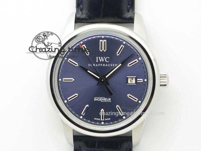 MIROTIME 0318 TimelessDesign Big Pilot IW510301 Satin-Polished SS YLF Best Edition Black Dial On Leather Strap A 7213